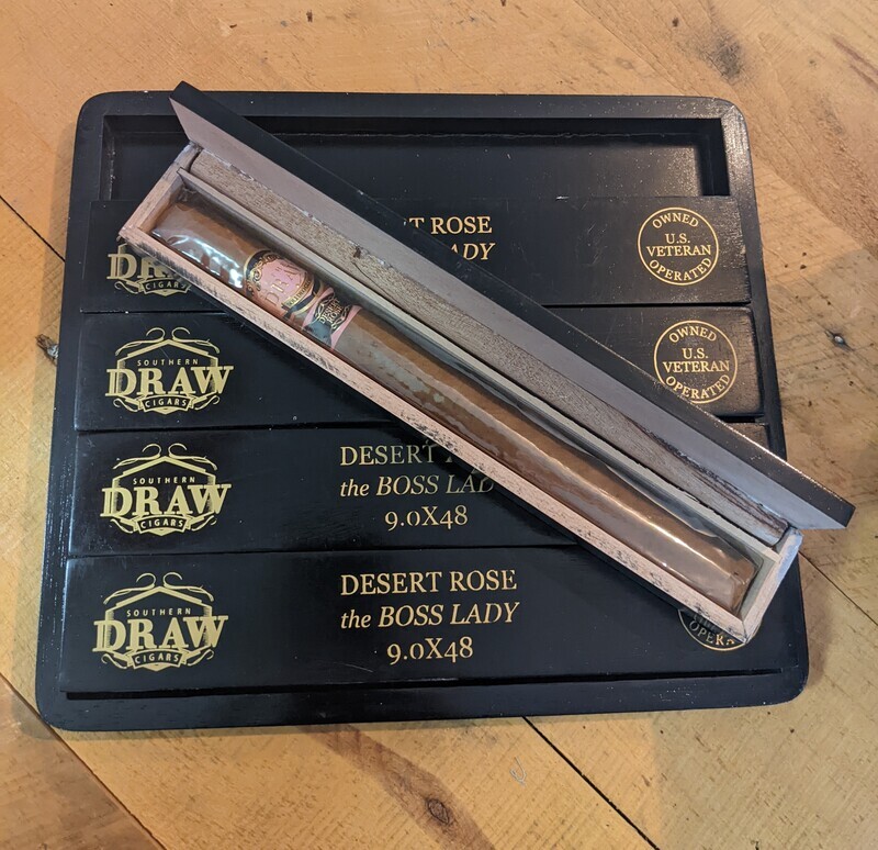 Southern Draw Desert Rose Boss Lady 9 X 48 Single Cigar