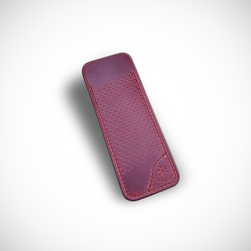 Les Fines Lames - Leather Case - Racing Cherry Red