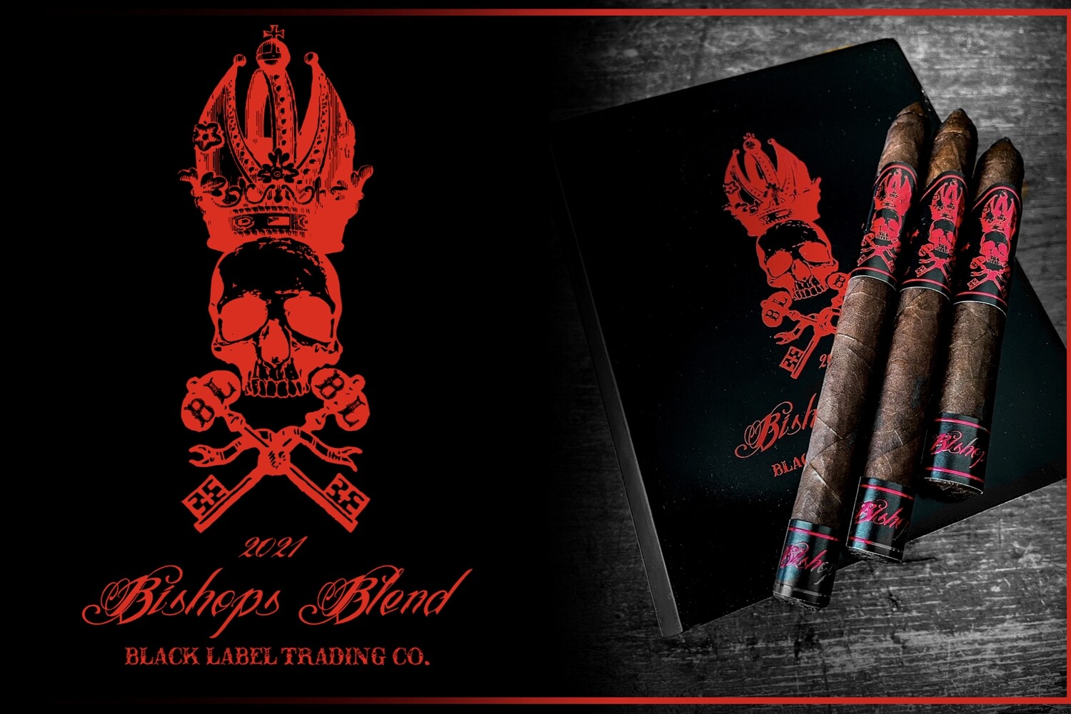 Black Label BISHOPS BLEND CORONA LARGA (LE) 6 1/4 x 46 Single Cigar