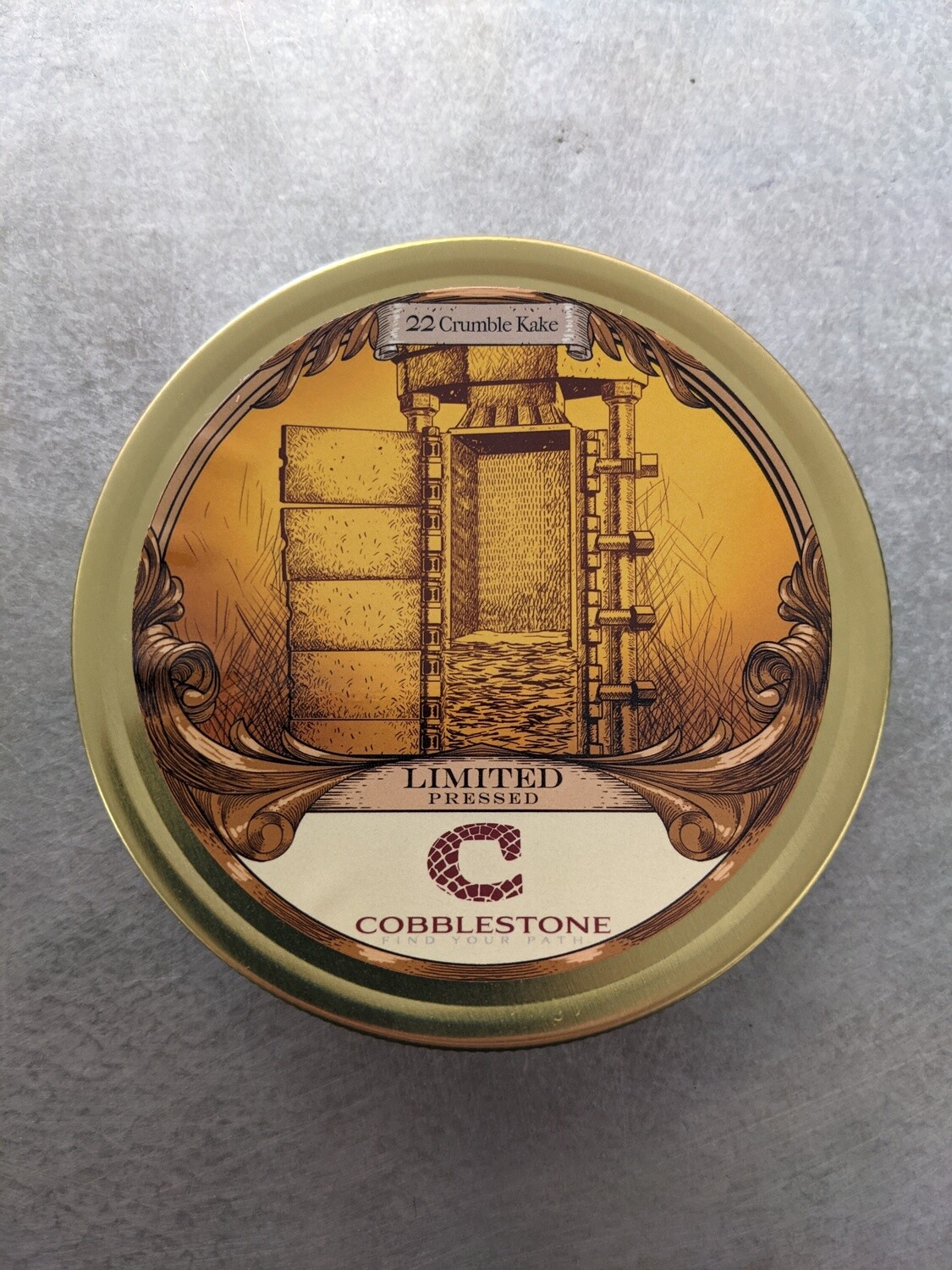 Cobblestone Limited Press 22 Crumble Kake 1.75oz Tin