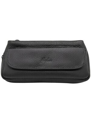 Brigham 1 Pipe and Tobacco Case Black