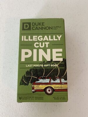 Duke Cannon Illegaly Cut Pine Soap