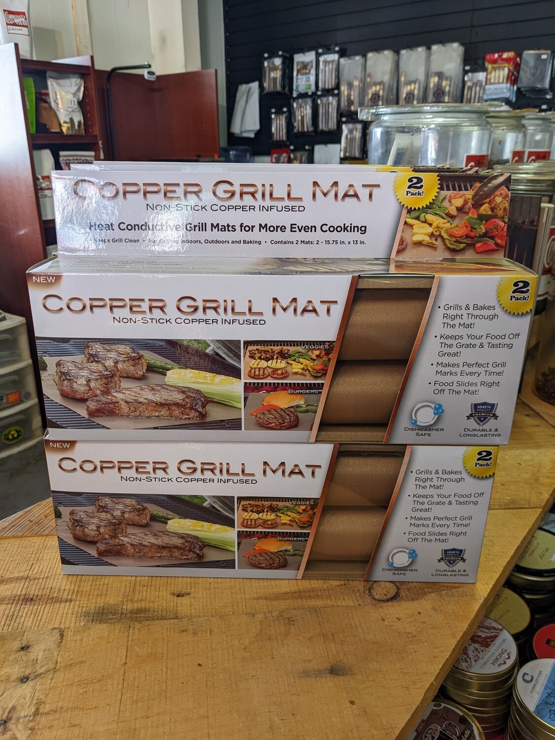 Copper Grill mats 2 Pack