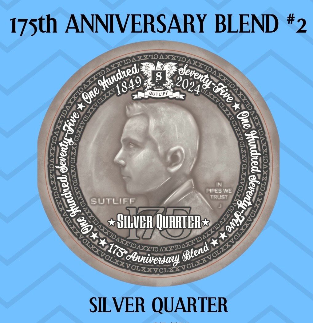 Sutliff Silver Quarter Pipe Tobacco 1.75 oz Tin