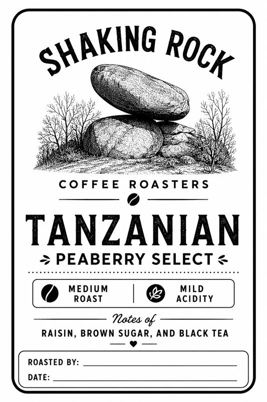 Tanzanian Peaberry Whole Bean 12oz