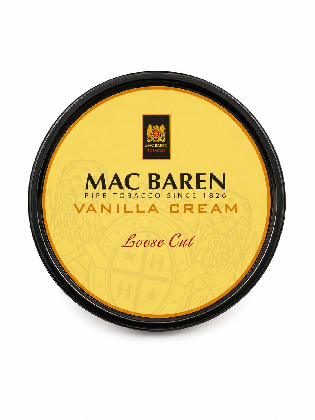Mac Baren Vanilla Cream Loose Cut Pipe Tobacco 3.5 oz Tin