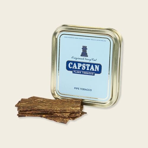 Capstan Original Navy Cut Flake Pipe Tobacco 1.75oz Tin