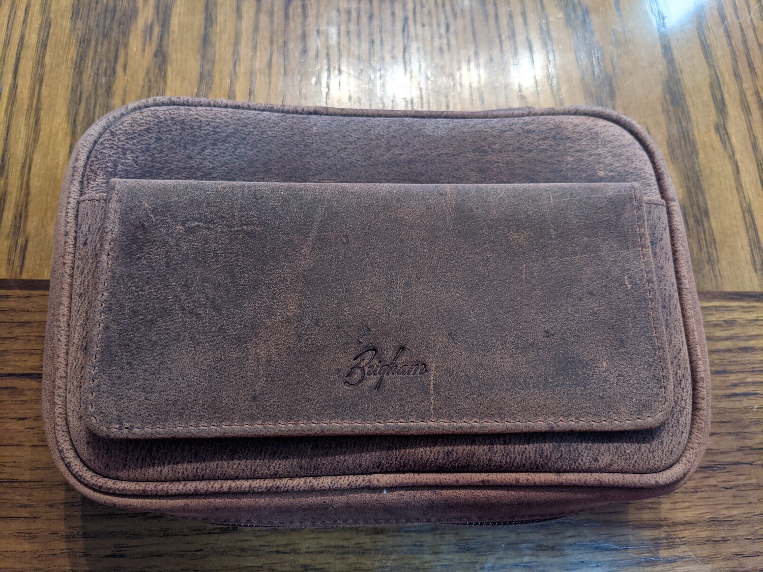 Brigham 4 Pipe Case Vintage