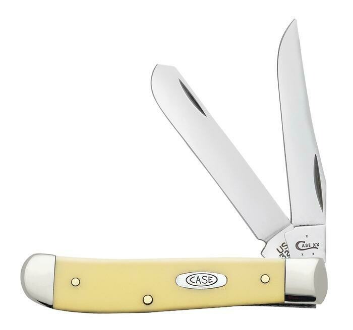 Case Yellow Synthetic Smooth Mini Trapper (3207 CV) No 00029