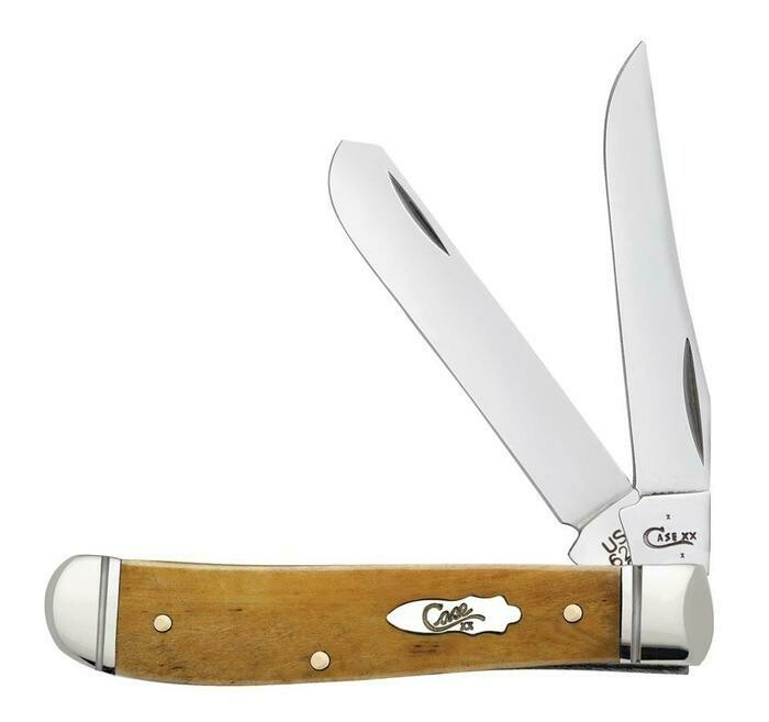 Case Antique Bone Smooth Mini Trapper Fluted (6207 SS) No 58188
