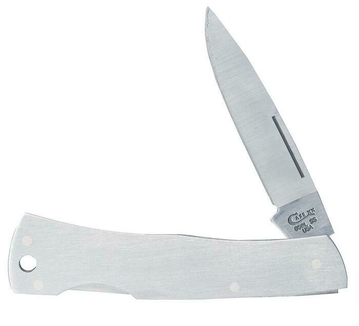 Case Brushed Stainless Steel Executive Lockback (M1059L SS) No 00004