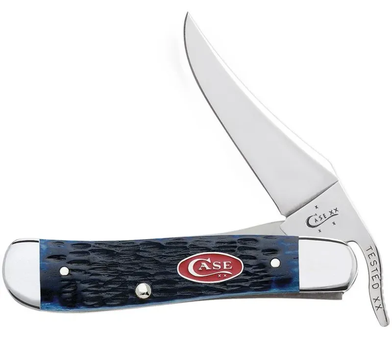 Case Navy Blue Bone Rogers Jig RussLock (61953L SS) No 07057