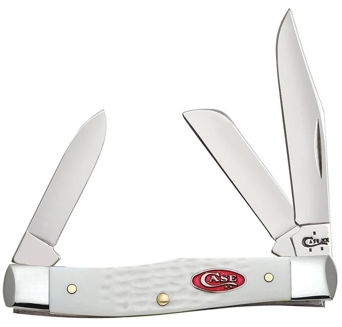 Case SparXX White Synthetic Standard Jig Medium Stockman (63032 SS) No 60184