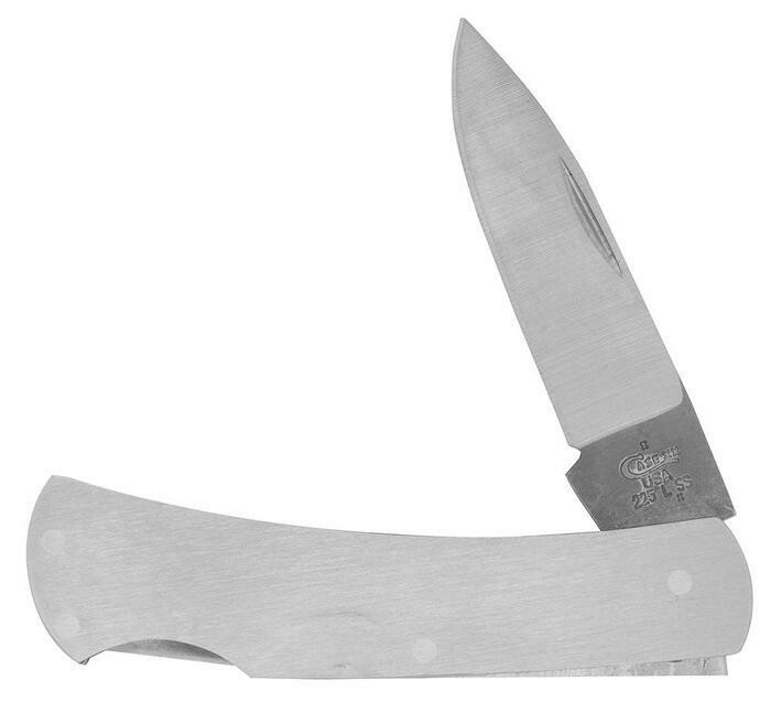 Case Brushed Stainless Steel Executive Lockback (M1225L SS) No 00041