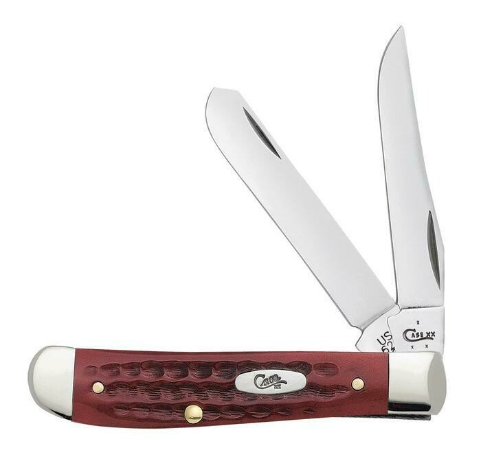 Case Pocket Worn Old Red Bone Corn Cob Jig Mini Trapper (6207 SS) No 00784