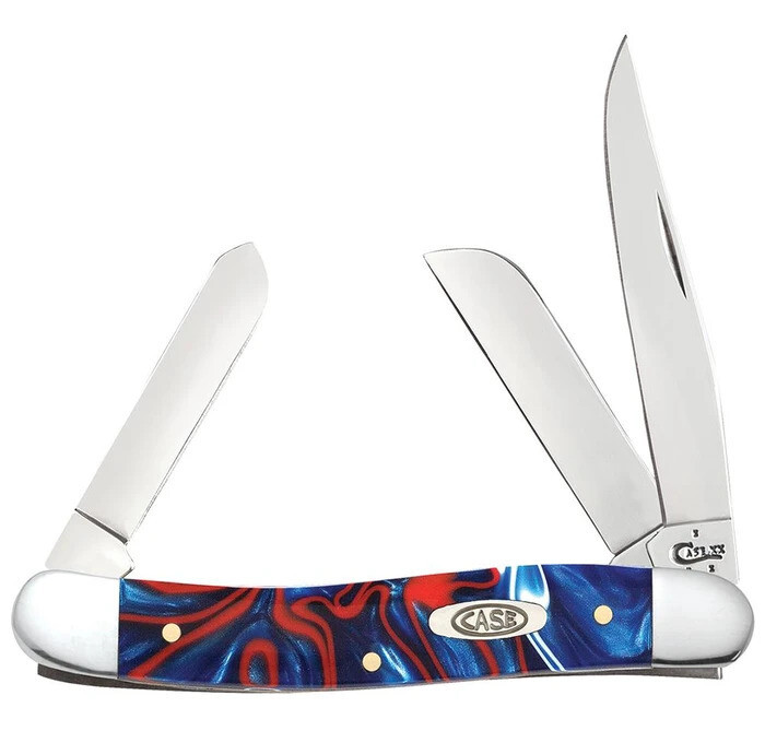 Case Patriotic Kirinite Smooth Medium Stockman (10318 SS) No 11201