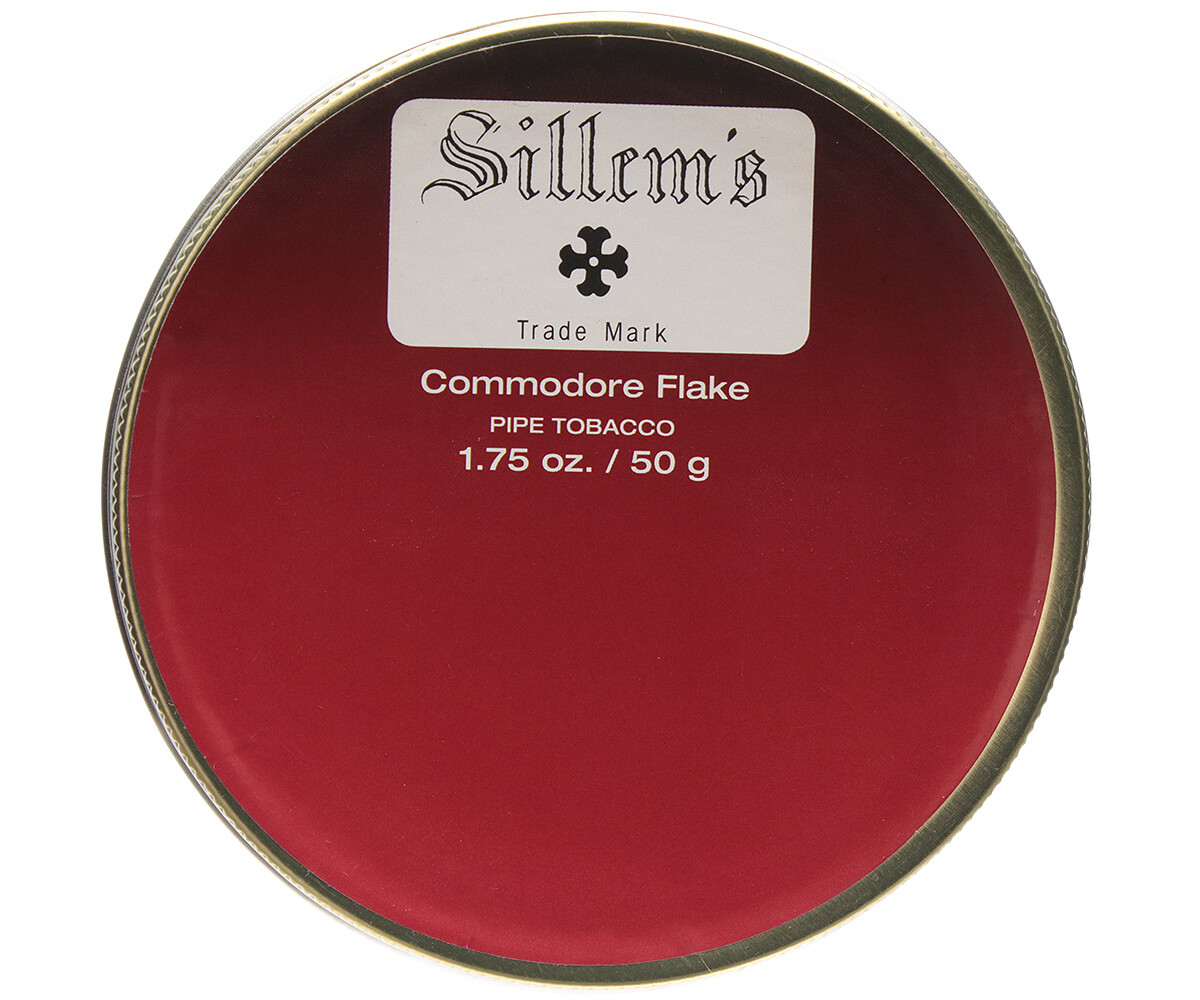 Sillem's Commodore Flake Pipe Tobacco 50g Tin Sillem's Commodore Flake Pipe Tobacco 50g Tin