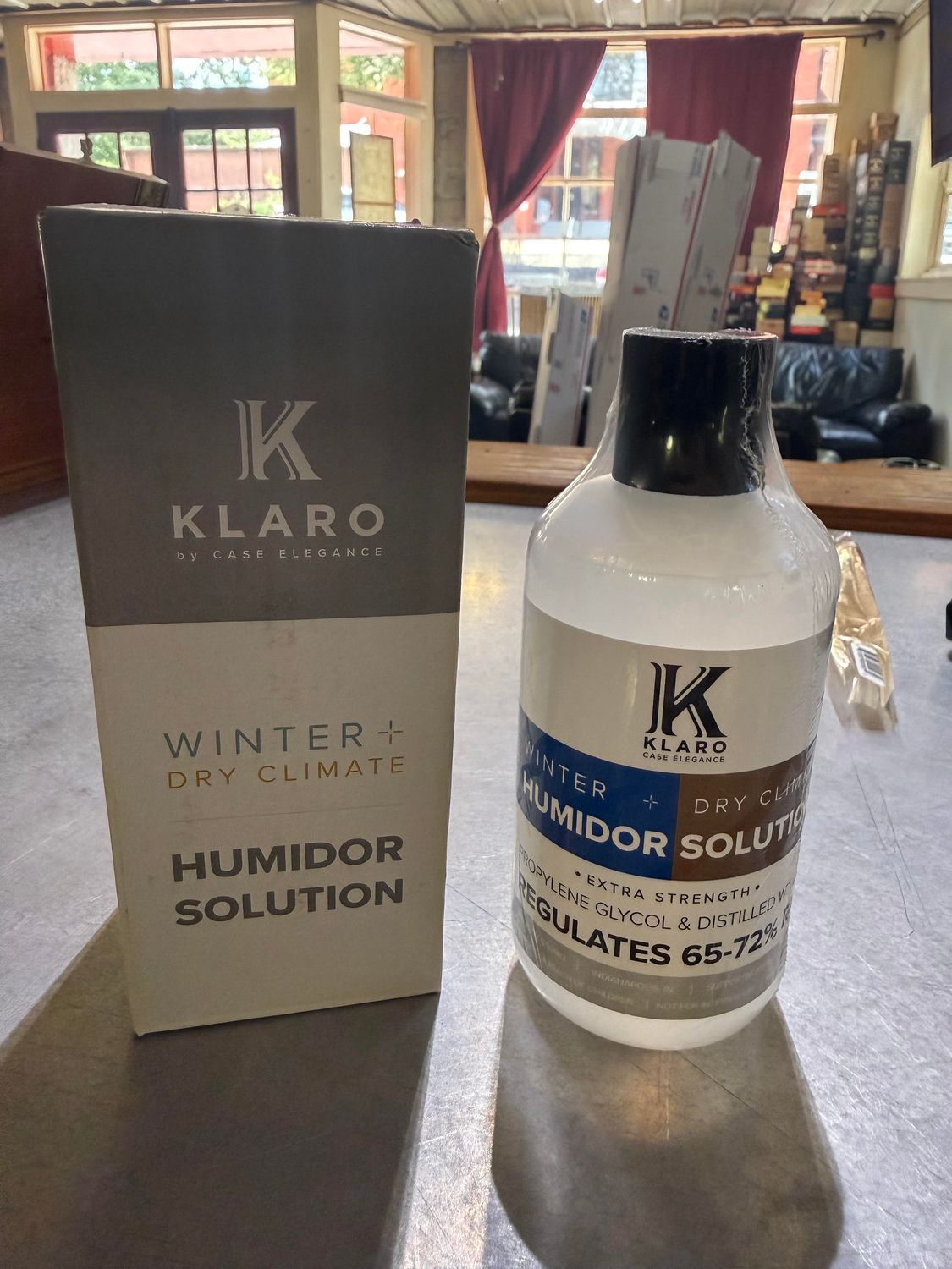 Case Elegance Winter and Dry Climate Humidor Solution