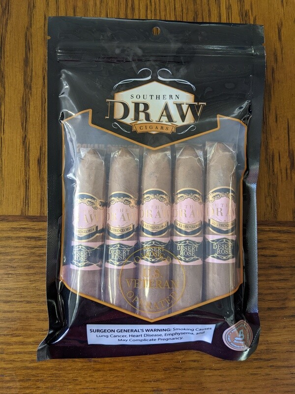 Southern Draw Desert Rose Perfecto 5 X 58 Sampler 5 Count Southern Draw Desert Rose Perfecto 5 X 58 Sampler 5 Count