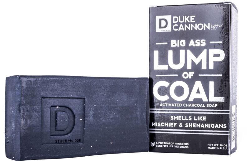 Duke Cannon Big Ass Lump Of Coal Charcoal Soap Duke Cannon Big Ass Lump Of Coal Charcoal Soap