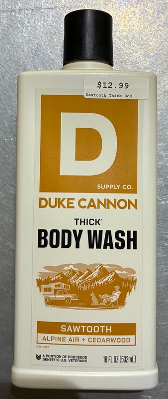 Duke Cannon Sawtooth Thick Body Wash 18oz. Duke Cannon Sawtooth Thick Body Wash 18oz.