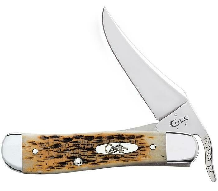 Case Amber Bone Peach Seed Jig Sod Buster Jr. no 00245