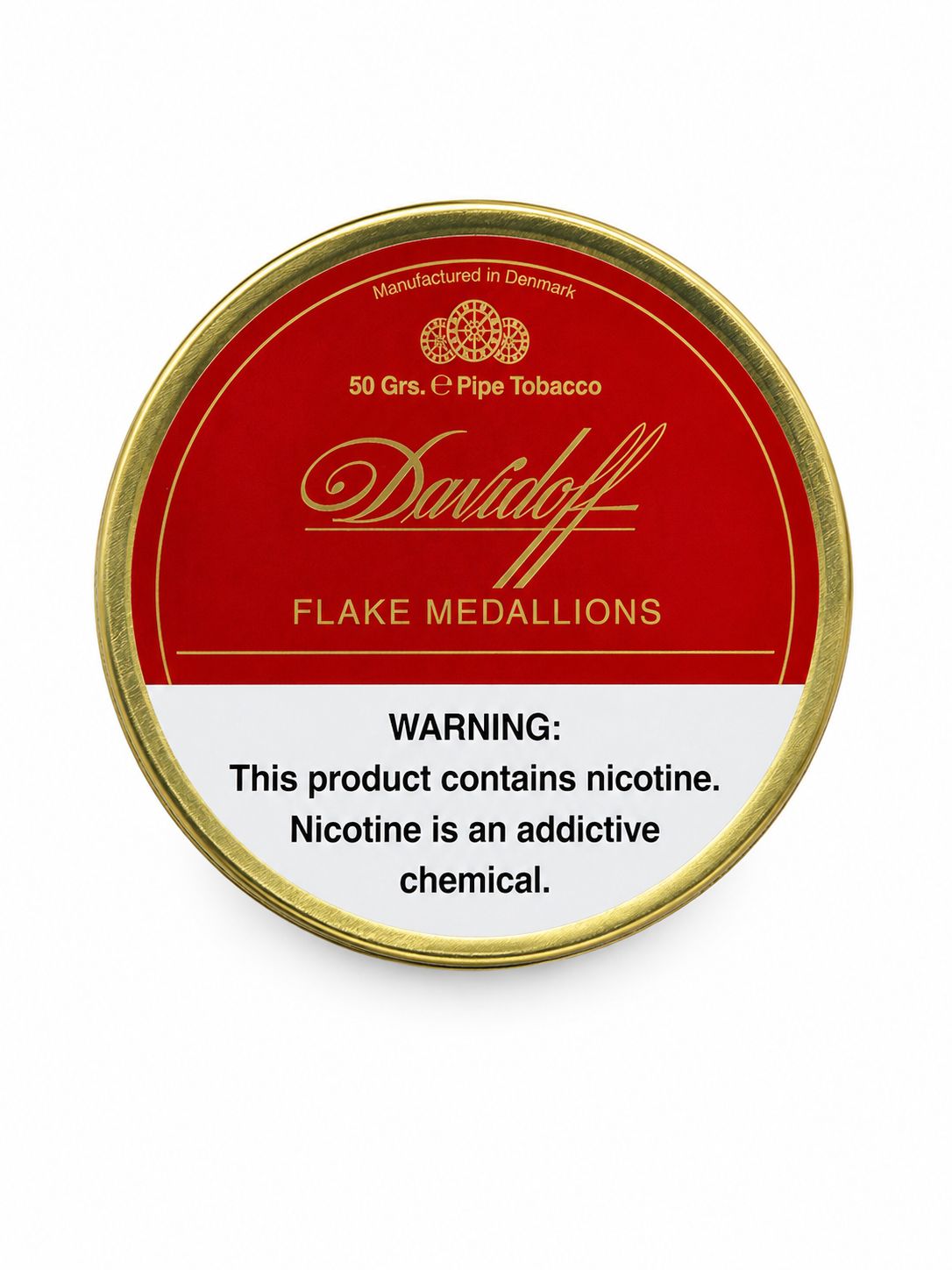 Davidoff Flake Medallions Pipe Tobacco 50g Tin