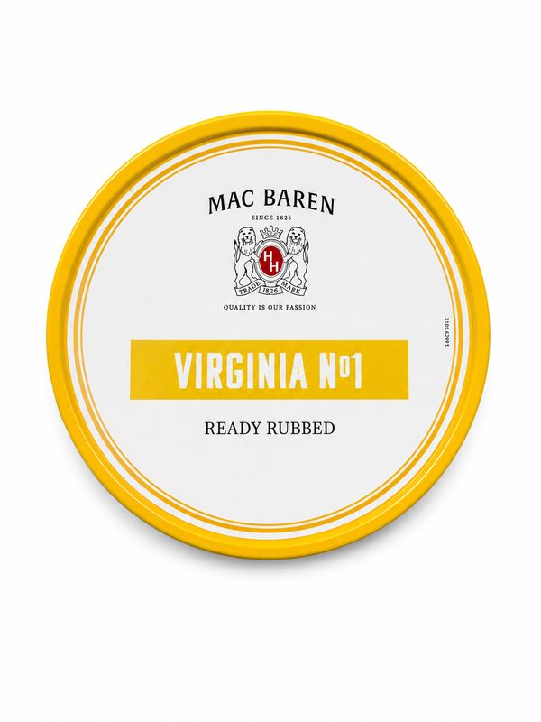 Mac Baren Virginia No.1 ready rubbed Pipe Tobacco 3.5 oz Tin