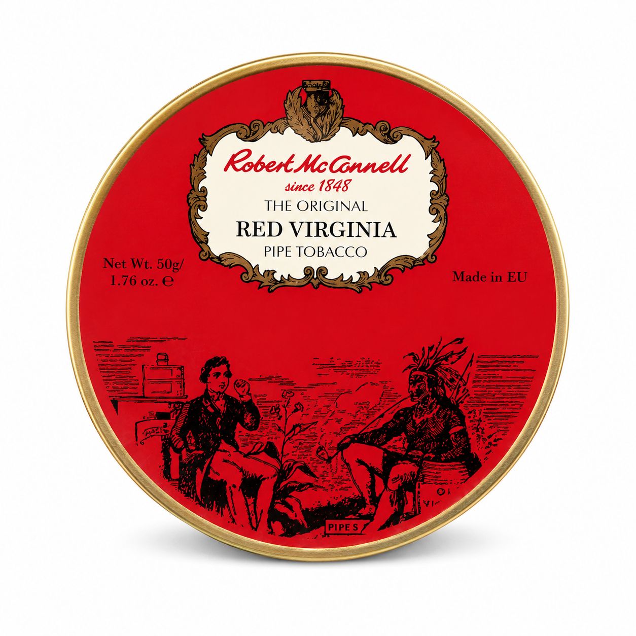 Robert McConnell Red Virginia 1.76 Oz Tin Pipe Tobacco