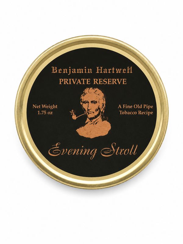 Benjamin Hartwell Private reserve evening stroll 1.75 Oz Tin Pipe Tobacco