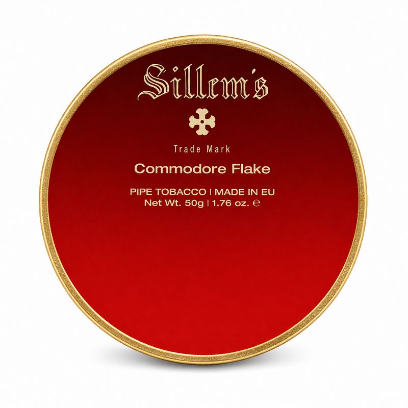 Sillem's Commodore Flake 1.76 Oz Tin Pipe Tobacco