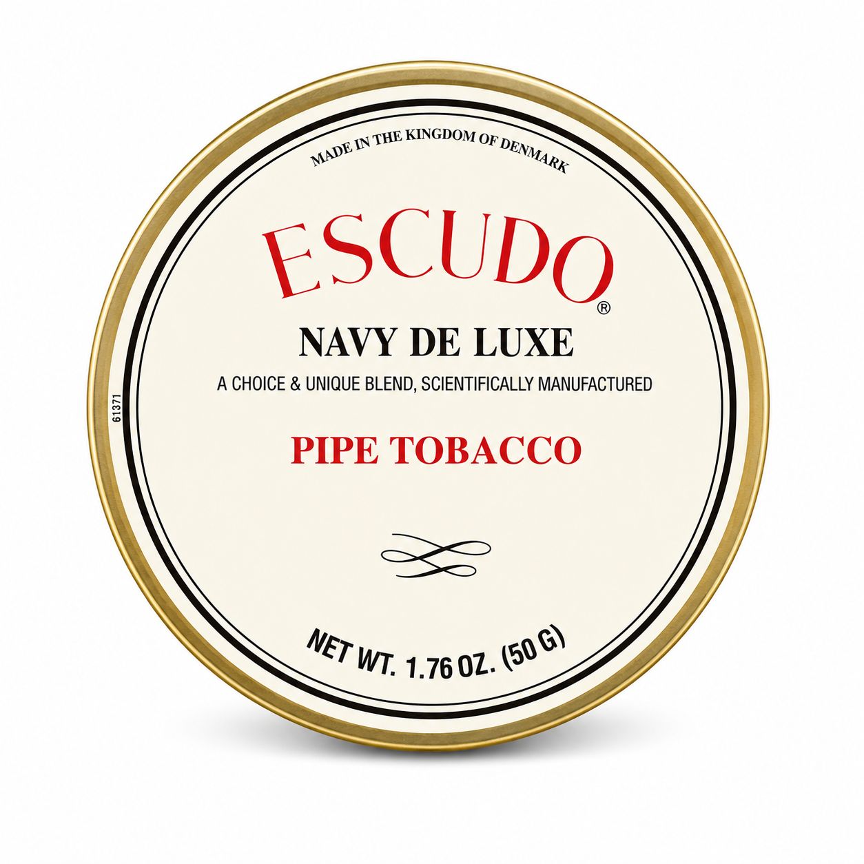 Escudo Navy De Luxe 1.76 Oz Tin Pipe Tobacco