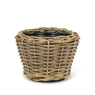 Round Woven Planter