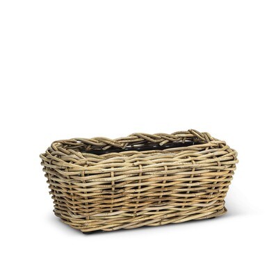 Rectangular Woven Planter