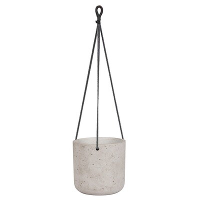 Medium Grey Hanging Planter