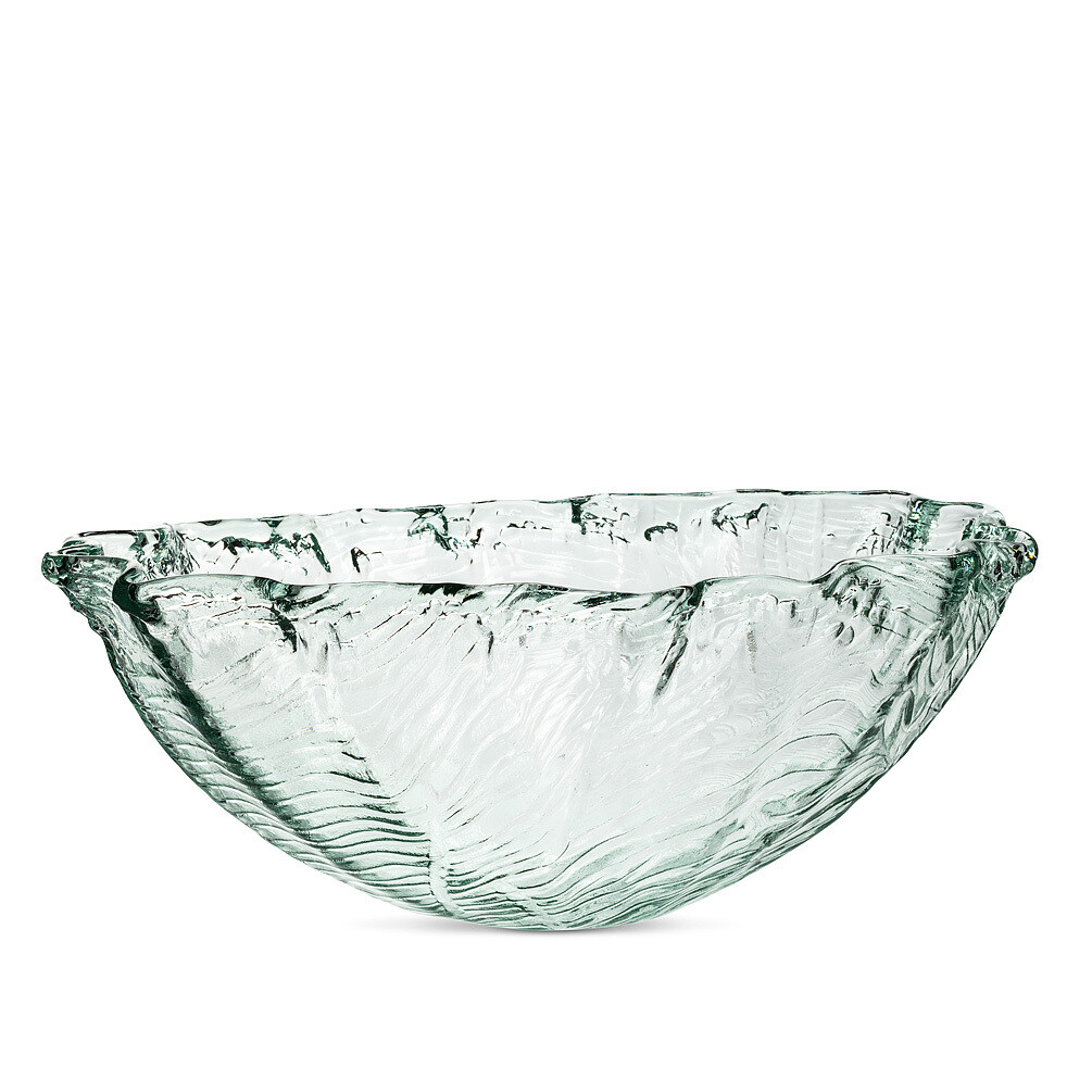 Recycled Glass Clam Bowl