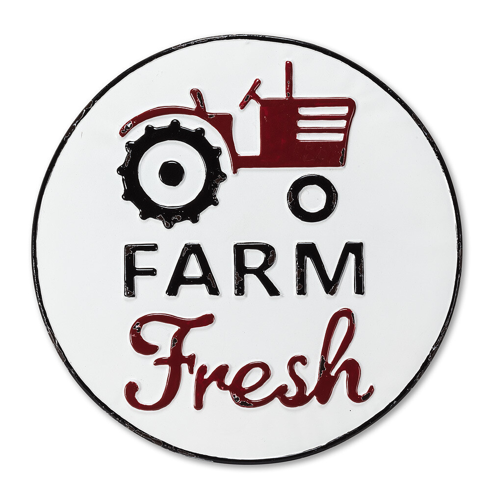 Farm Fresh Metal Sign