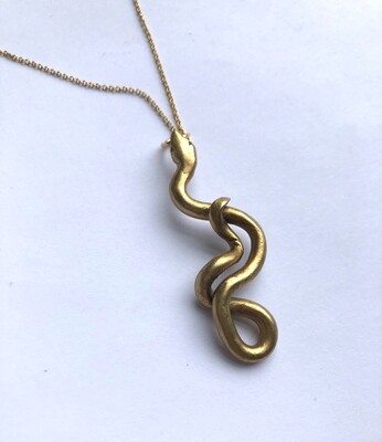 Tamara Steinborn ~ OPHIS ~ Snake Necklace in Bronze