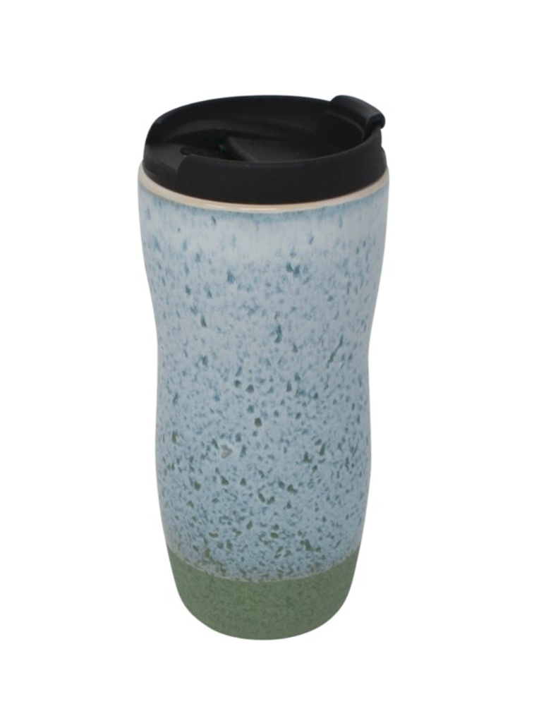 Takeout coffee mug blue