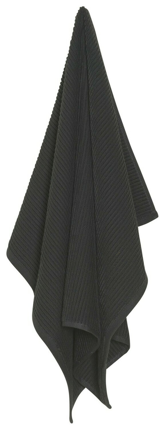 Black Ripple Dishtowel