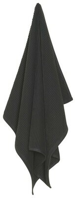 Black Ripple Dishtowel