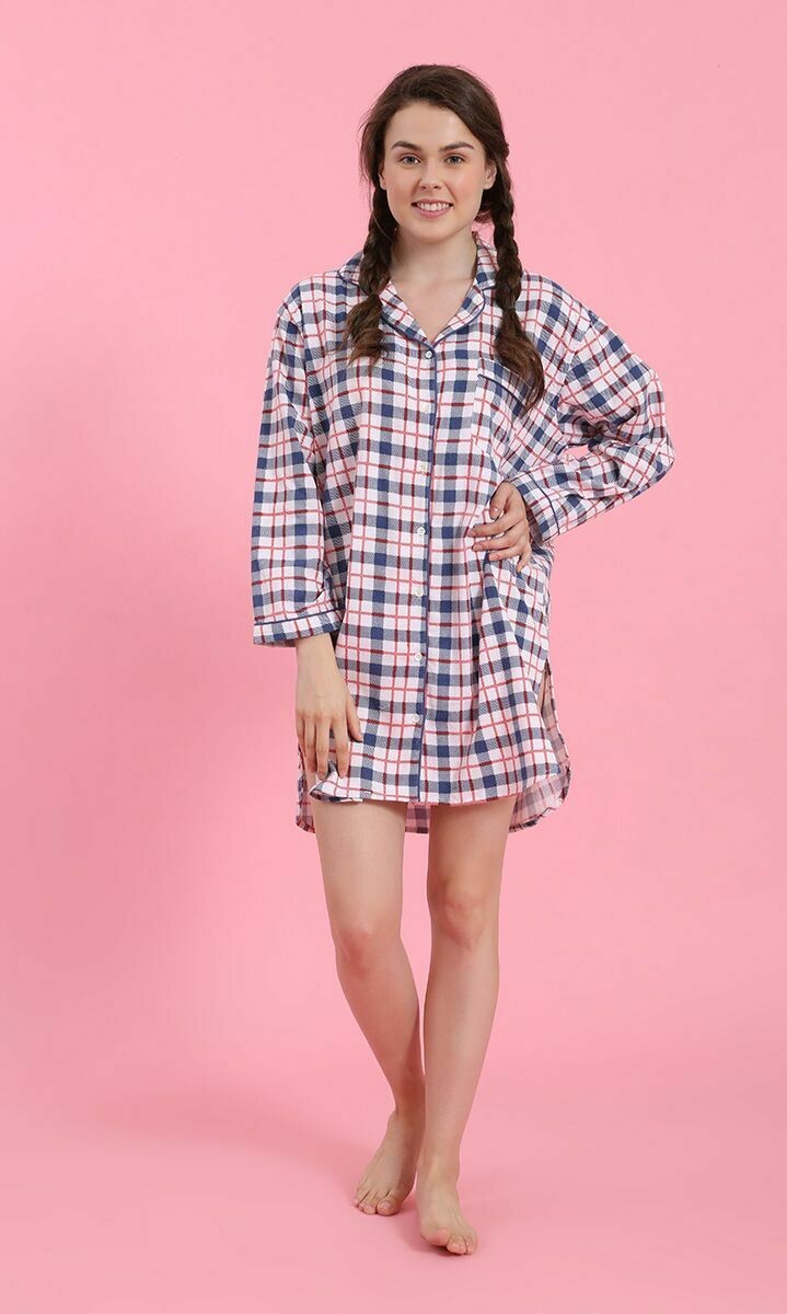 Plaid Flannel Nightshirt