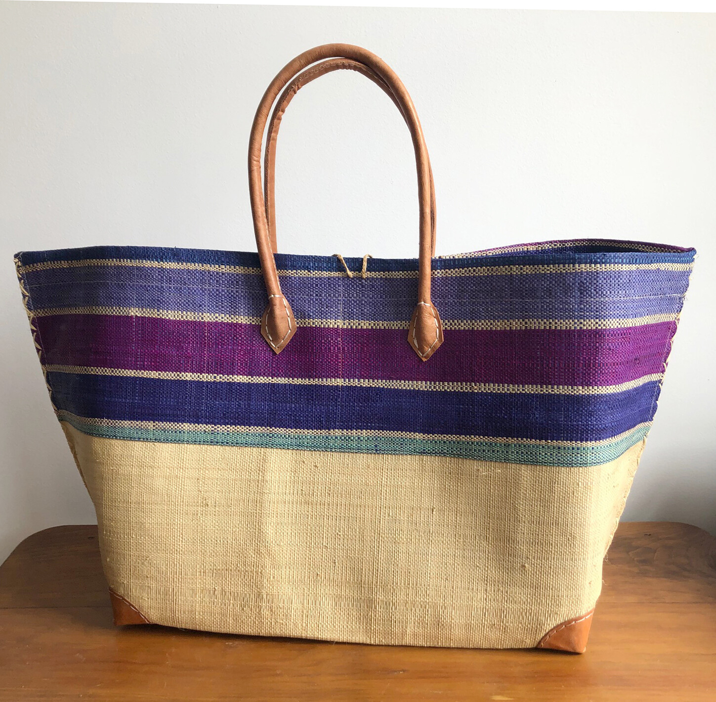 Madagascar Basket - Blue &amp; Purple