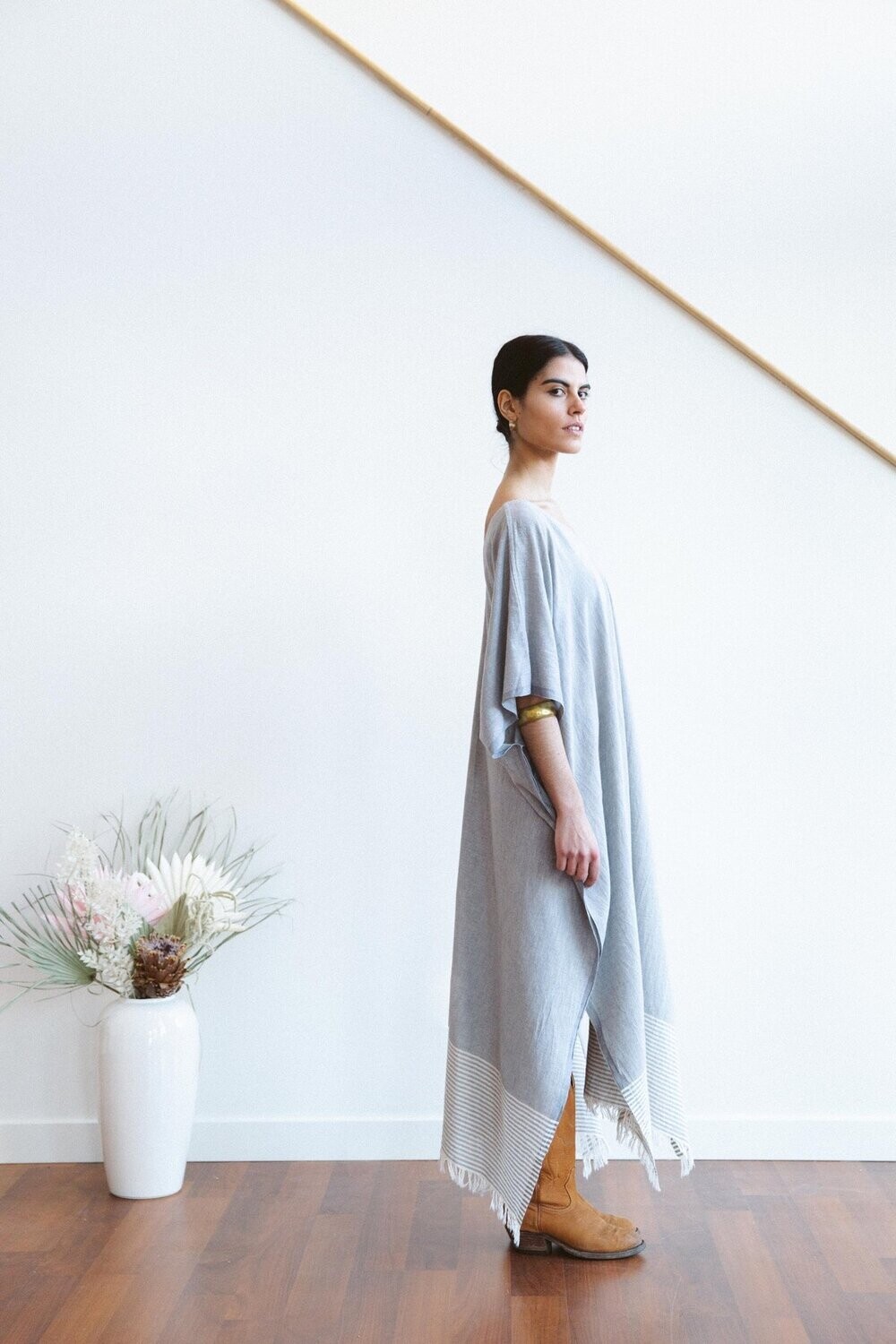 Tofino Lily Caftan Grey