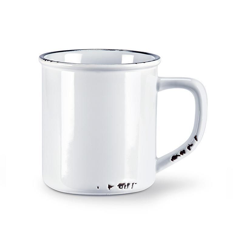 Enamel Mugs White