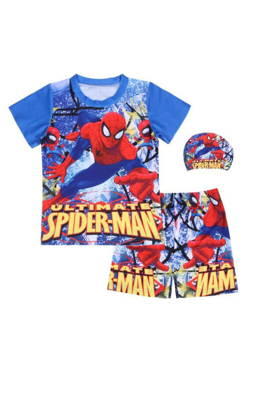 អាវSpidermanរបស់ក្មេងប្រុស មានទំហំ(100cm‚110cm‚120cm‚130cm