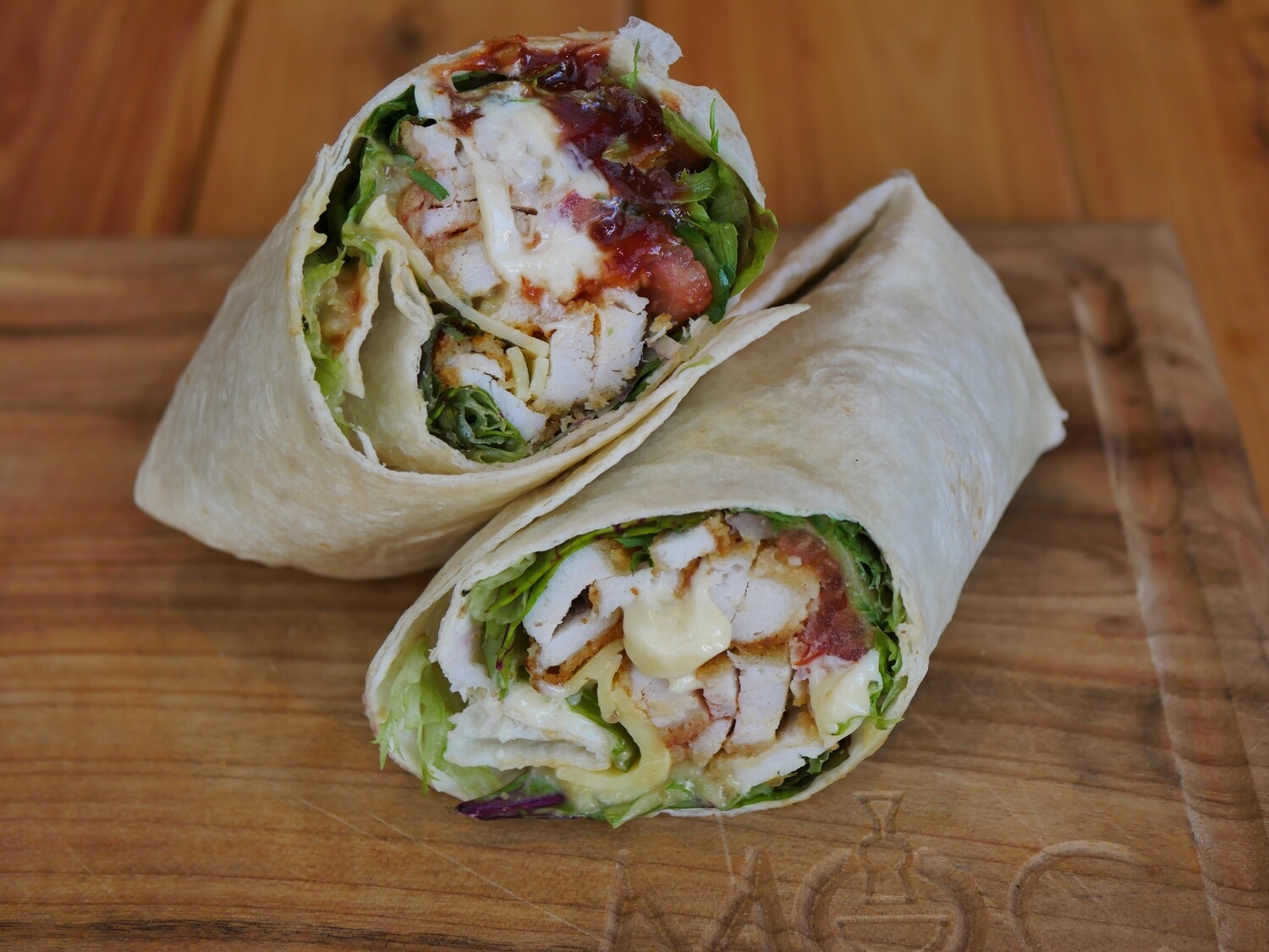 Chicken Schnitzel Wrap
