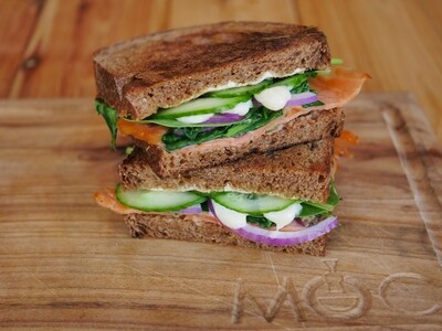 Smoke Salmon Sandwich
