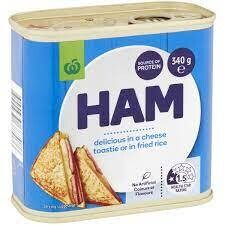 WOOLWORTHS CANNED HAM 340G