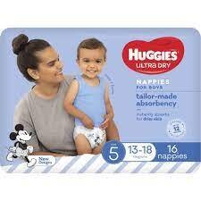 Huggies  Ultra  For Boys 13-18kg 16s